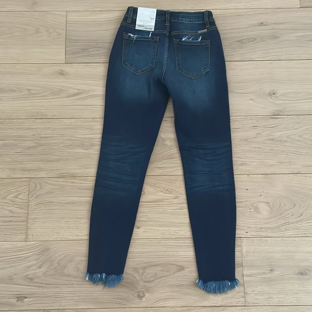VICI KanCan frayed hem skinny jeans